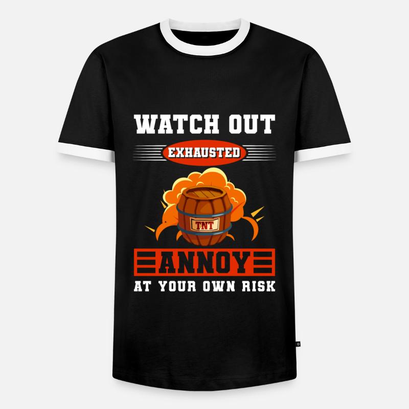 Pyro Highlight Stadium - Men's Ringer Shirt - black/white
