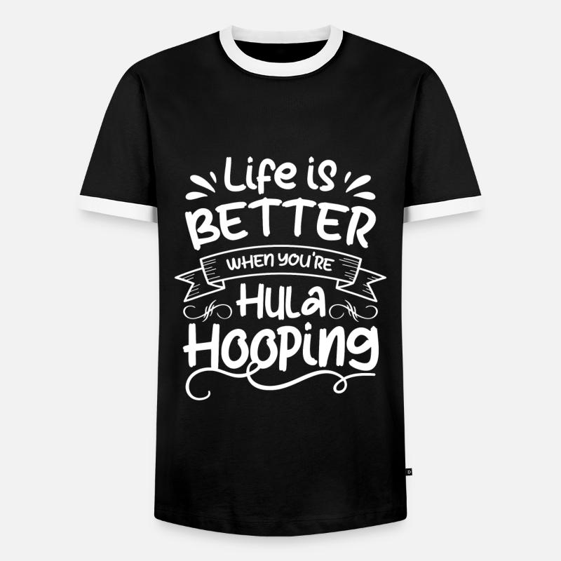 Dancing Mature Fun - Men's Ringer Shirt - black/white