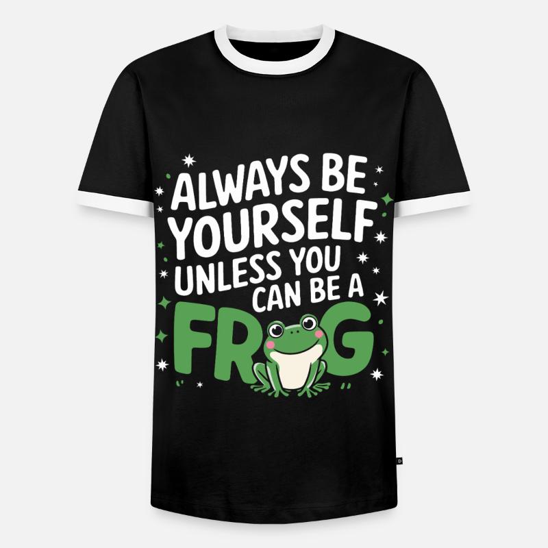 Frog Toad - Men's Ringer Shirt - black/white