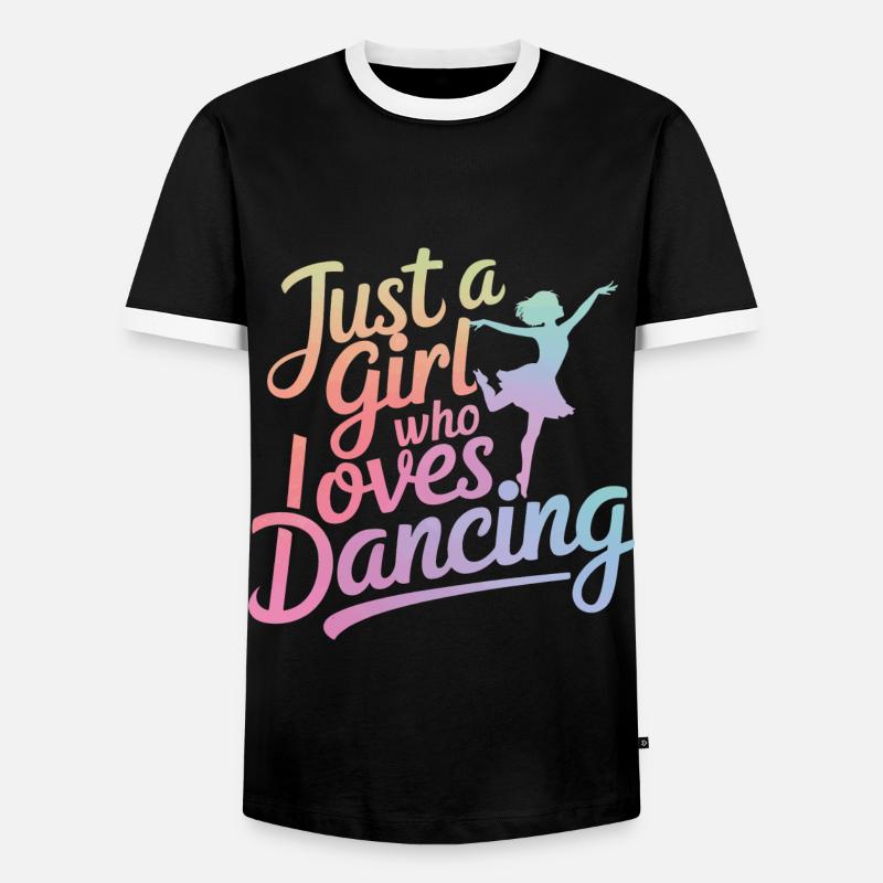 Dancing Dancers Dancing - Men's Ringer Shirt - black/white
