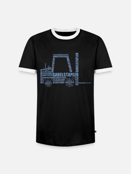 Staplerfahrer Geschenkideen - Männer Kontrast-T-Shirt - Schwarz/Weiß