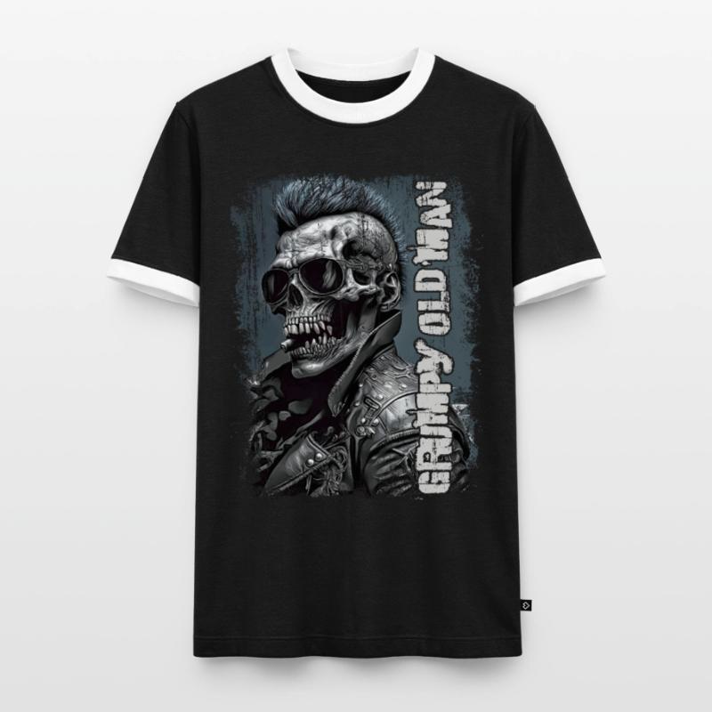 Grumpy old man Männer Kontrast-T-Shirt