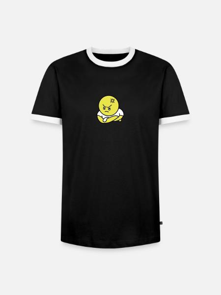 Offended Toon - Men's Ringer Shirt - black/white