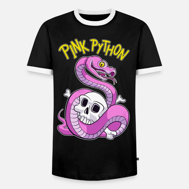 Pink Python - T-shirt contrasté Homme - noir/blanc