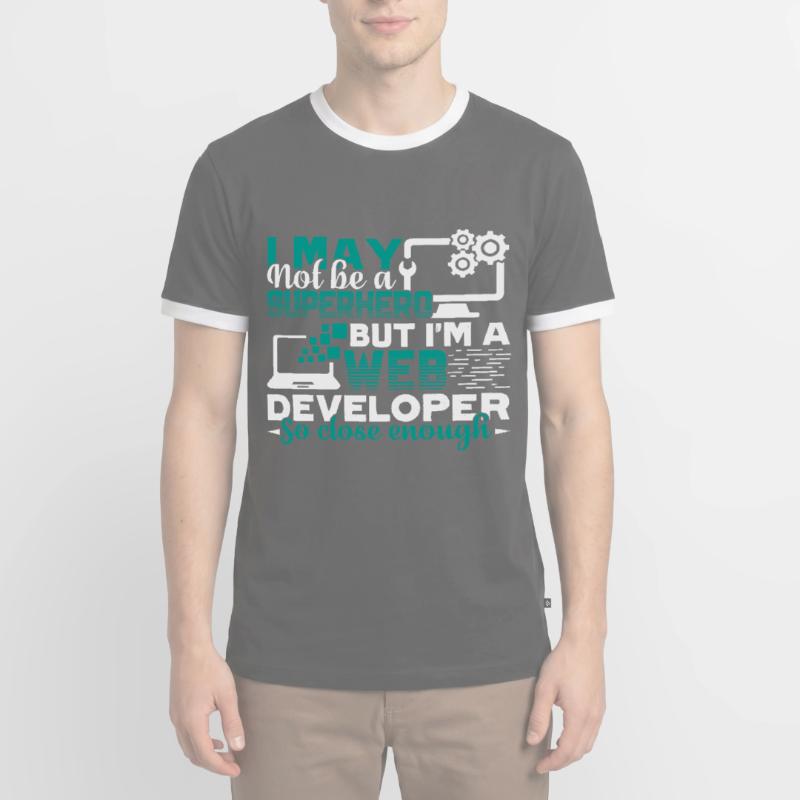 Web Developer I'm A Web Developer Men's Ringer Shirt