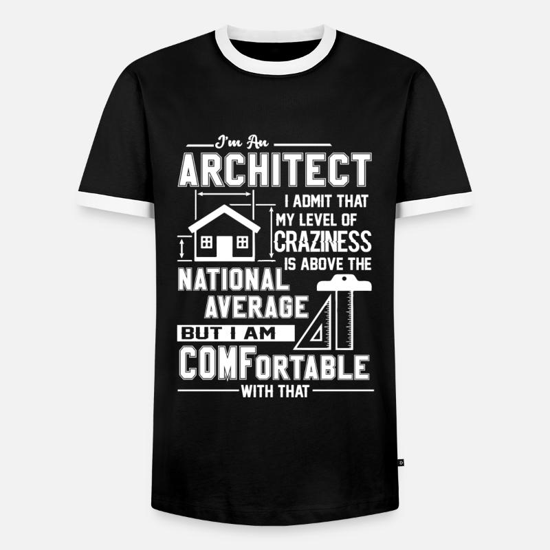 Architect I'm An Architect - Men's Ringer Shirt - black/white