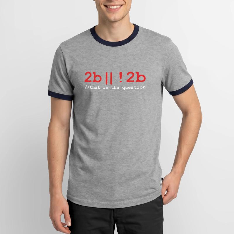 Programmer Coder Humor Programming Men's Ringer Shirt