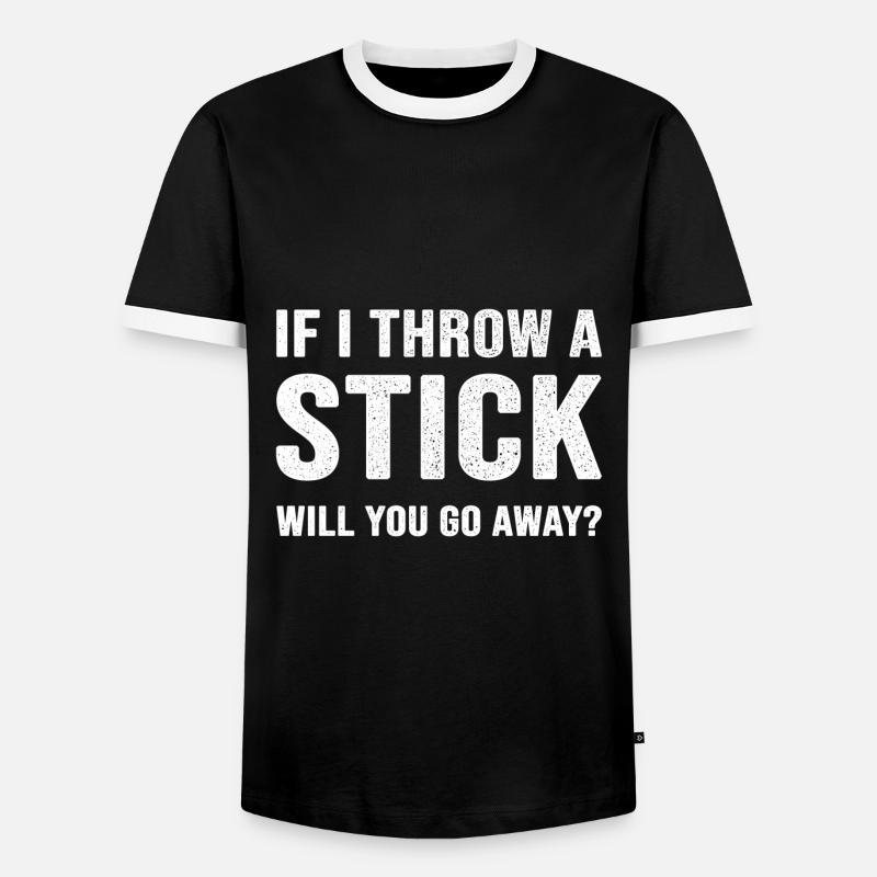 Sarkasmus - Männer Kontrast-T-Shirt - Schwarz/Weiß