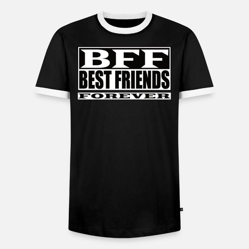 Geschenkidee Freundin schwester - Männer Kontrast-T-Shirt - Schwarz/Weiß