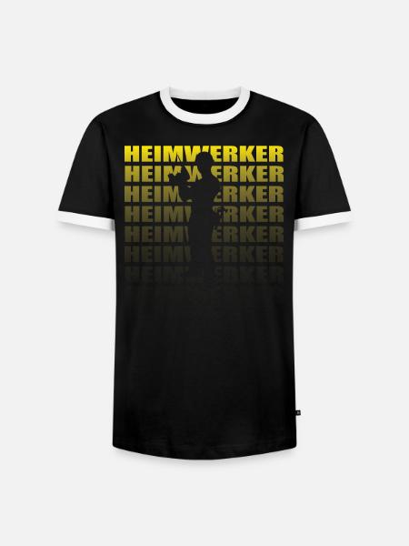 Heimwerker Geschenkidee Handwerker - Männer Kontrast-T-Shirt - Schwarz/Weiß