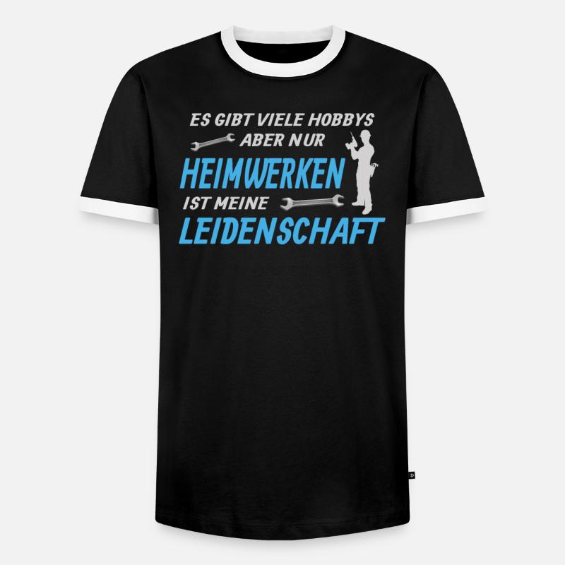 Heimwerker Geschenkidee Handwerker - Männer Kontrast-T-Shirt - Schwarz/Weiß