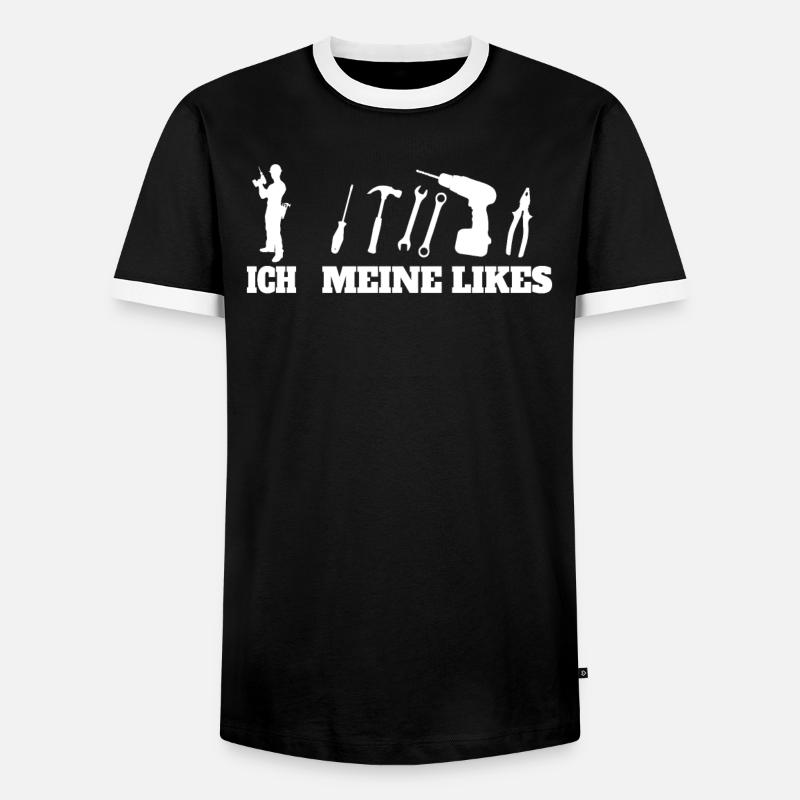 Heimwerker Geschenkidee Handwerker - Männer Kontrast-T-Shirt - Schwarz/Weiß