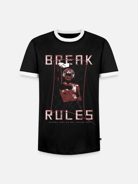 Berlin Break rules - Männer Kontrast-T-Shirt - Schwarz/Weiß