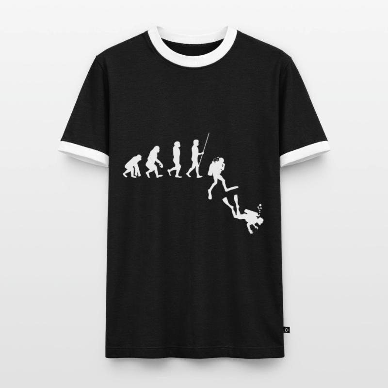 Évolution de la plongée | Évolution T-shirt contrasté Homme
