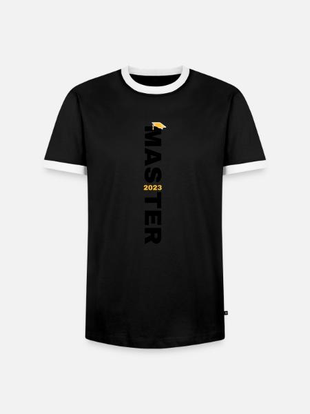 Master 2023 Graduation - Men's Ringer Shirt - black/white