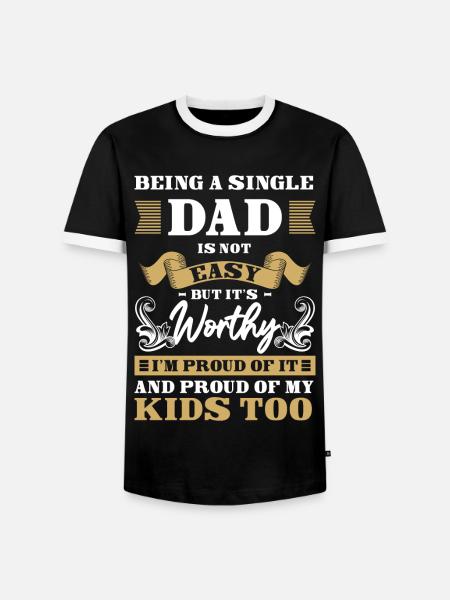 Eltern Stolz Solo Nachwuchs - Männer Kontrast-T-Shirt - Schwarz/Weiß
