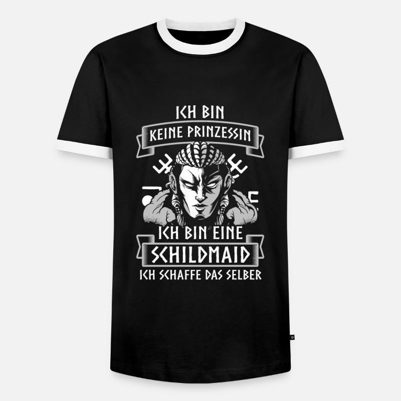 Odin Thor Wikinger - Männer Kontrast-T-Shirt - Schwarz/Weiß