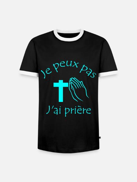 Ich kann es nicht schlimmer - Männer Kontrast-T-Shirt - Schwarz/Weiß