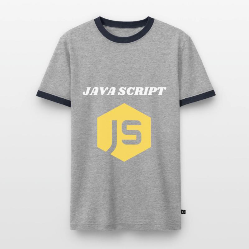 JavaScript Programmeur T-shirt contrasté Homme