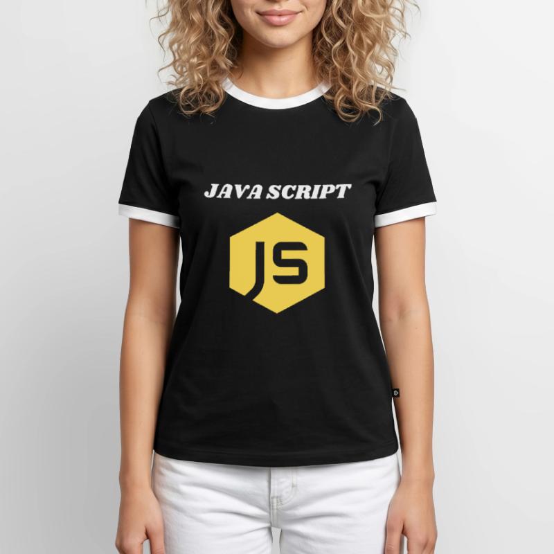 JavaScript Programmeur T-shirt contrasté Homme