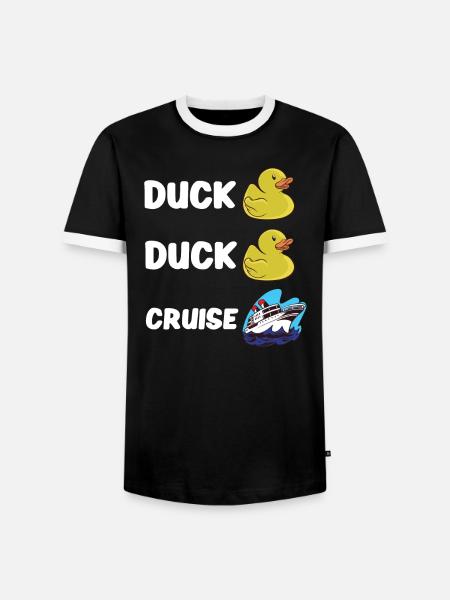 Bootfahren Bootskapitän Kreuzfahrtschiff - Männer Kontrast-T-Shirt - Schwarz/Weiß