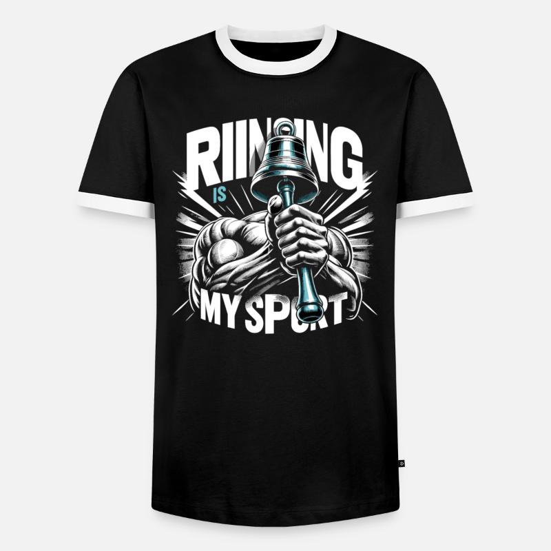 Ensemble for ringing - Men's Ringer Shirt - black/white