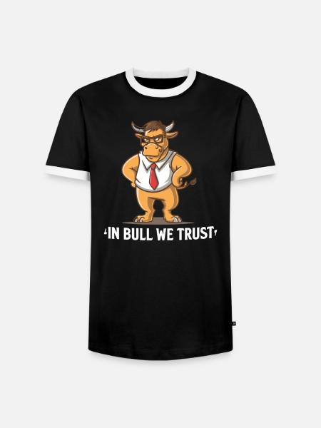 Börsenhändler, Forex-händler, Anlegerhandel - Männer Kontrast-T-Shirt - Schwarz/Weiß