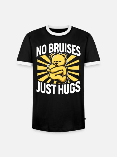 Sensibilisierung Für Häusliche Gewalt - Männer Kontrast-T-Shirt - Schwarz/Weiß