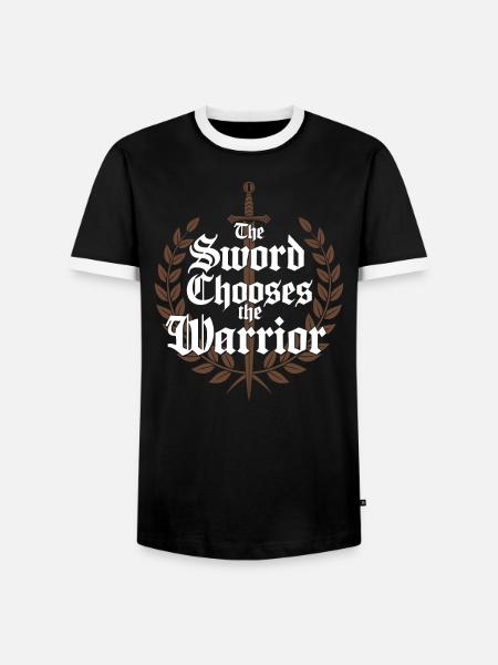 Renaissance-schwertkämpfer Hema Historisches - Männer Kontrast-T-Shirt - Schwarz/Weiß