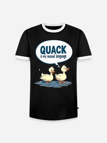 Nutztier-enten-enthusiasten Hinterhof-enten - Männer Kontrast-T-Shirt - Schwarz/Weiß