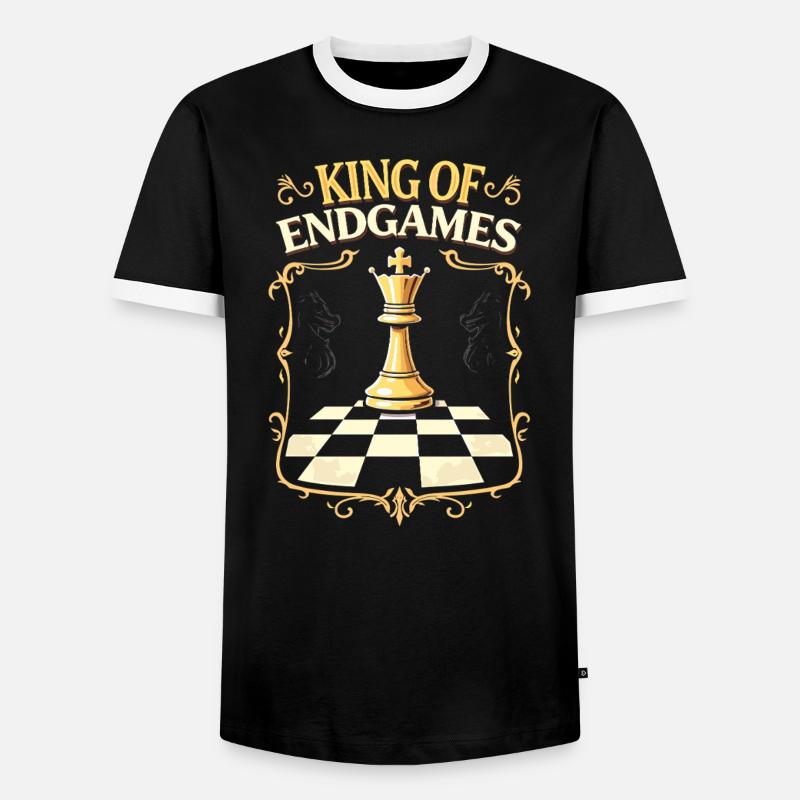 Chess Tacticians Strategy Masters Tactical - Männer Kontrast-T-Shirt - Schwarz/Weiß