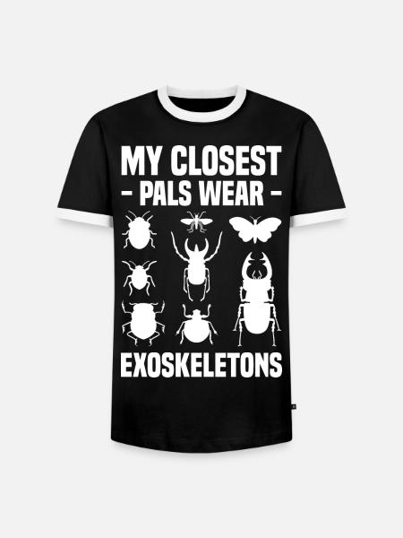 Entomologie - Männer Kontrast-T-Shirt - Schwarz/Weiß
