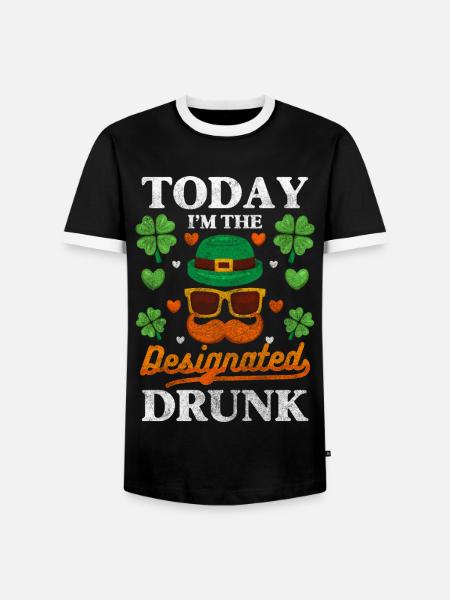 Irland Fernweh Urlauber - Männer Kontrast-T-Shirt - Schwarz/Weiß