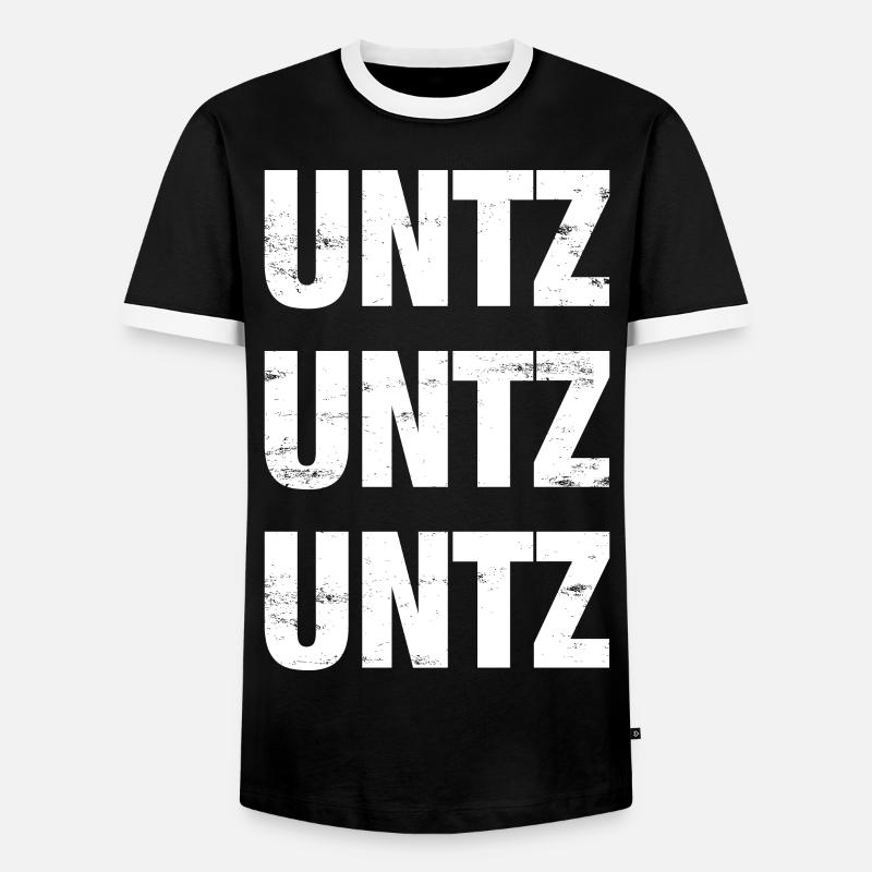 Techno - T-shirt contrasté Homme - noir/blanc