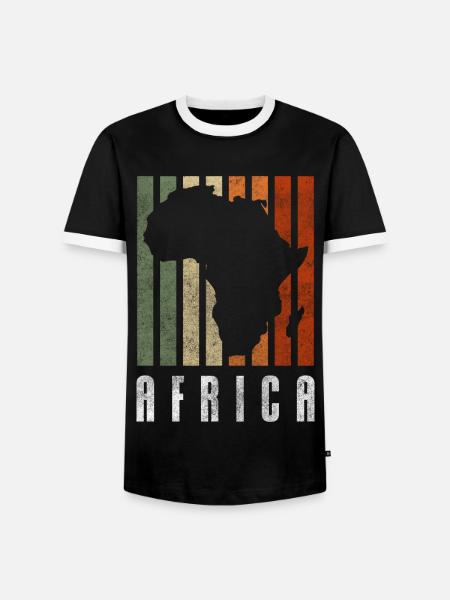 Kultur Tierschutz - Männer Kontrast-T-Shirt - Schwarz/Weiß