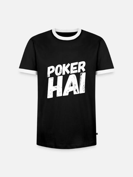 ein harter Gegner - Männer Kontrast-T-Shirt - Schwarz/Weiß