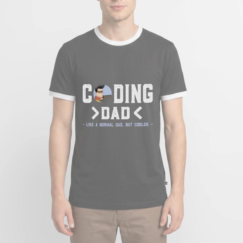Funny Programmer Developer Code Humor Quote Men's Ringer Shirt