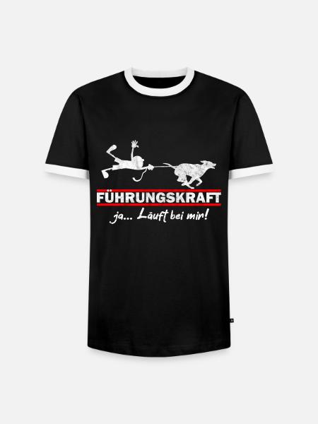 Führungskraft Hundebesitzer Hund Hunde - Männer Kontrast-T-Shirt - Schwarz/Weiß