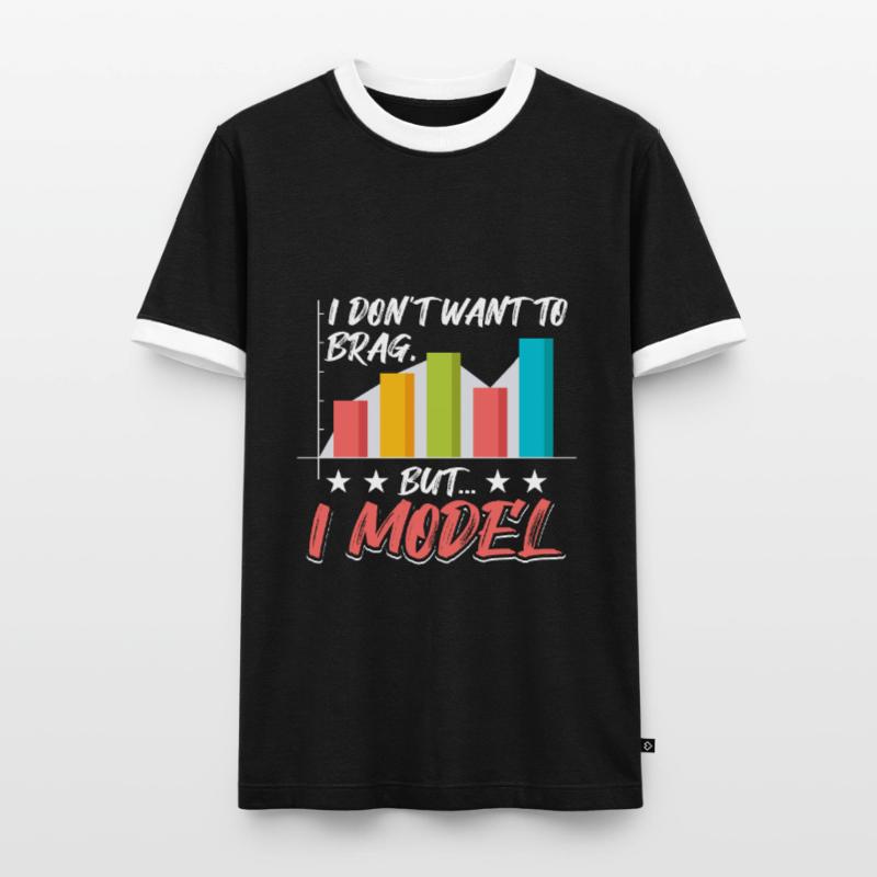 Data Bigdata Data Analysis Men's Ringer Shirt