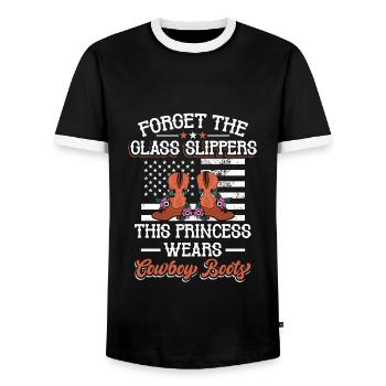 Deine Señorita braucht eine Margarita Mama Cinco d - Männer Kontrast-T-Shirt - Schwarz/Weiß - Vorne - AI Model Female 172 light (172cm) & AI Model Male 178 light (178cm)