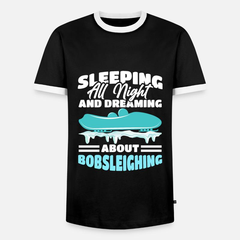Bob Sledge - Men's Ringer Shirt - black/white