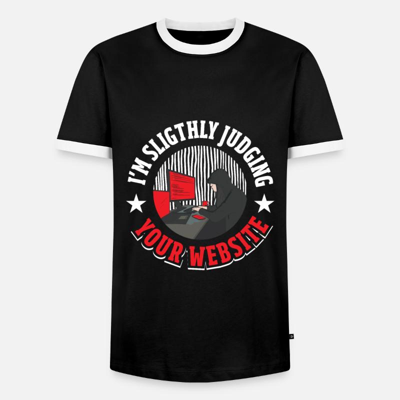 Software Entwickler Coder - Männer Kontrast-T-Shirt - Schwarz/Weiß