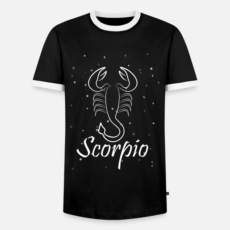 Scorpion - Men's Ringer Shirt - black/white