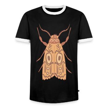 Aborigines - Männer Kontrast-T-Shirt - Schwarz/Weiß - Vorne - AI Model Female 172 light (172cm) & AI Model Male 178 light (178cm)