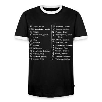 Apotheke Apotheker Apothekerin - Männer Kontrast-T-Shirt - Schwarz/Weiß - Vorne - AI Model Female 172 light (172cm) & AI Model Male 178 light (178cm)