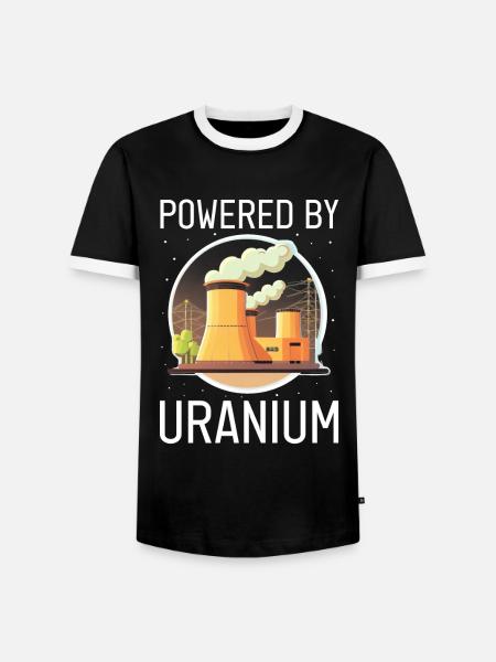 Kernenergie Spruch für Kernenergie - Männer Kontrast-T-Shirt - Schwarz/Weiß
