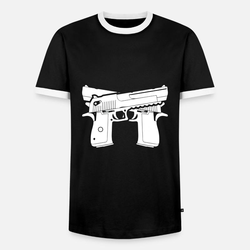 Sagittarius - Men's Ringer Shirt - black/white
