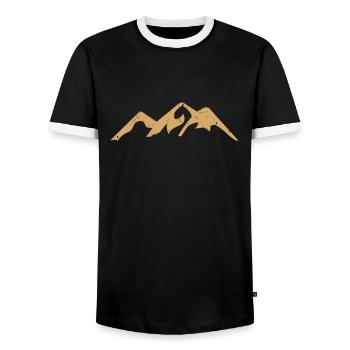 grimper - T-shirt contrasté Homme - noir/blanc - Devant - AI Model Female 172 light (172cm) & AI Model Male 178 light (178cm)