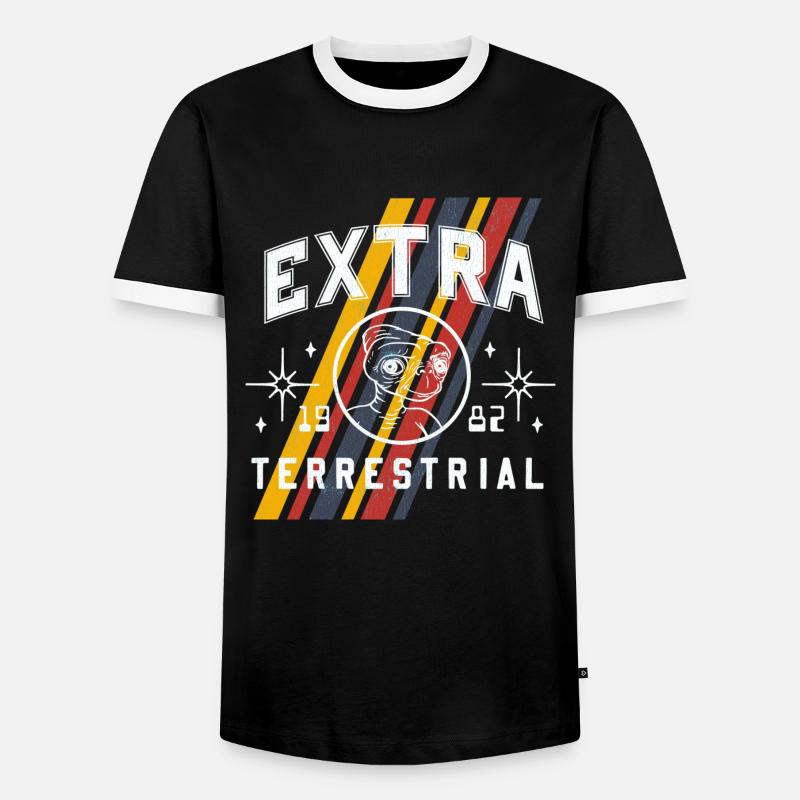 E.T. The Extra-Terrestrial 1982 - Men's Ringer Shirt - black/white