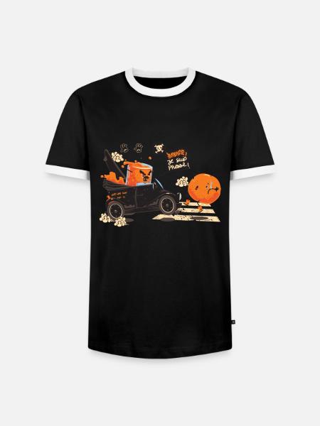 Jus d'orage - T-shirt contrasté Homme - noir/blanc